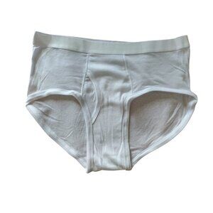 Club Room 8 Pack Full Cut Boxer Briefs Cotton Poly Blend White Comfort Fit.